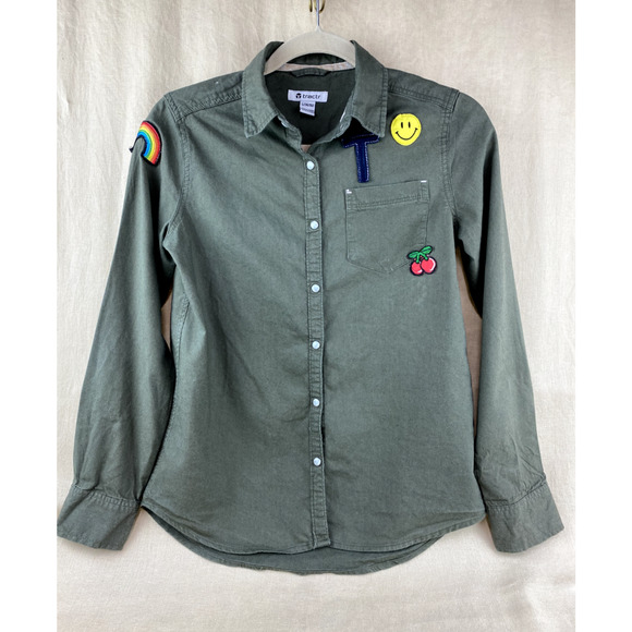 Tractr Girls Snap Front Shirt Size Large 14/16 - Picture 1 of 9